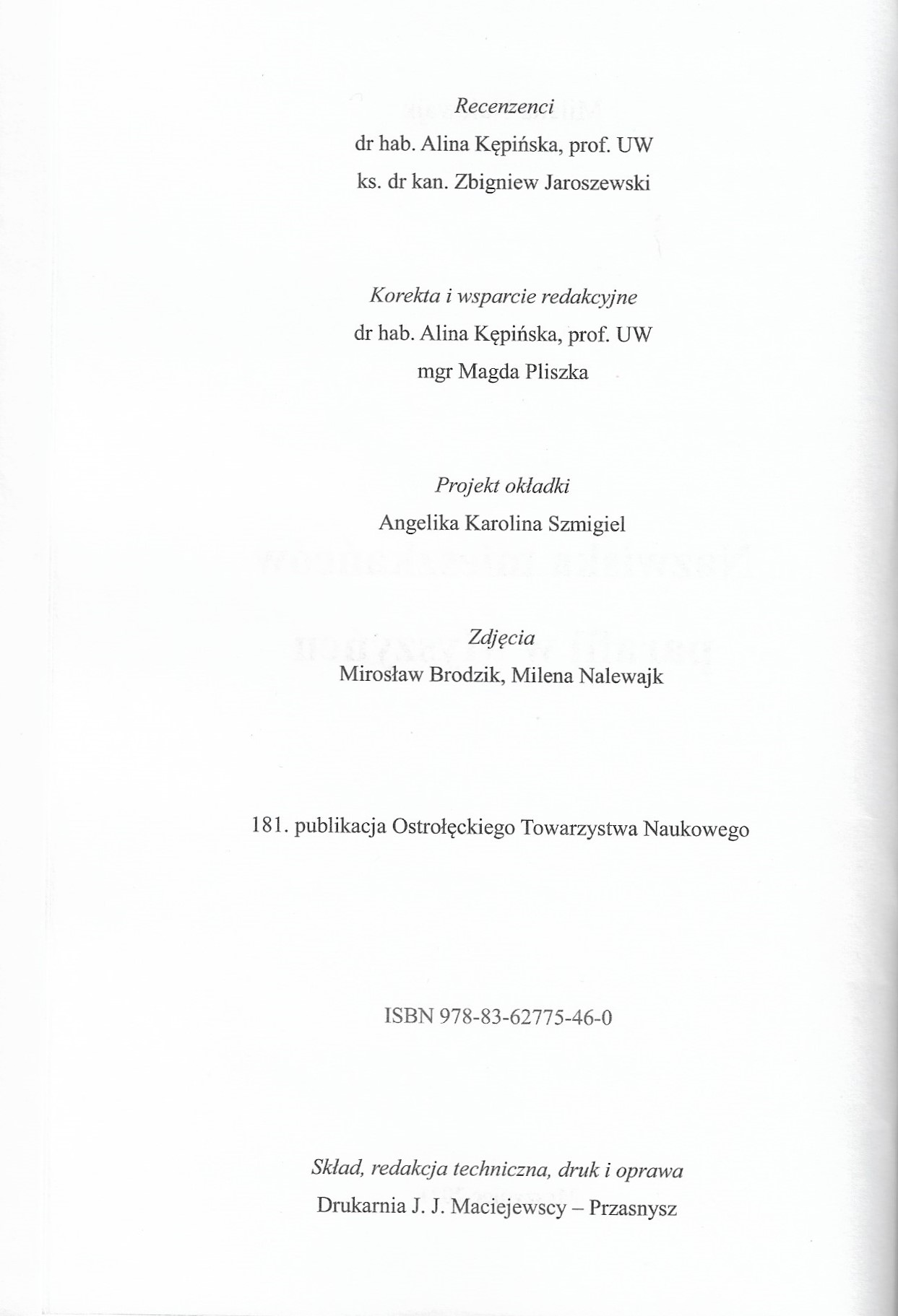 Nazwiska mieszkańców parafii w Myszyńcu2